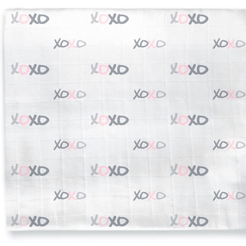 Swaddle Design XOXO Muslin Swaddle Blanket